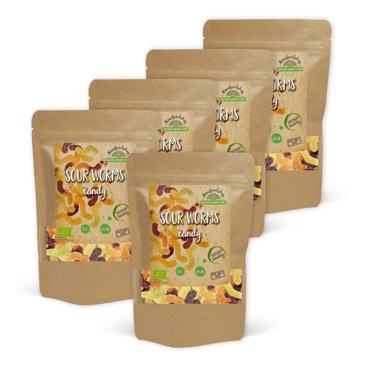 Sure Ormer Godteri ØKO 100g x 5 pakker i gruppen Råvarer & Drikke / Godteri og sjokolade / Sukkertøy hos Rawfoodshop Scandinavia AB (VERS4100-SET5)