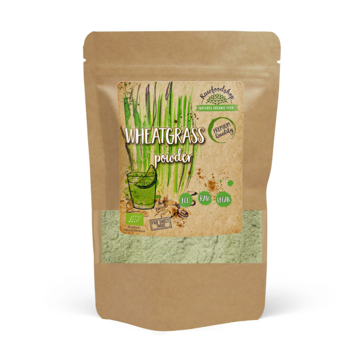 Hvetegresspulver ØKO 250g i gruppen Råvarer & Drikke / Helsekost / Bygg & Hvetegress hos Rawfoodshop Scandinavia AB (VETEKO25)