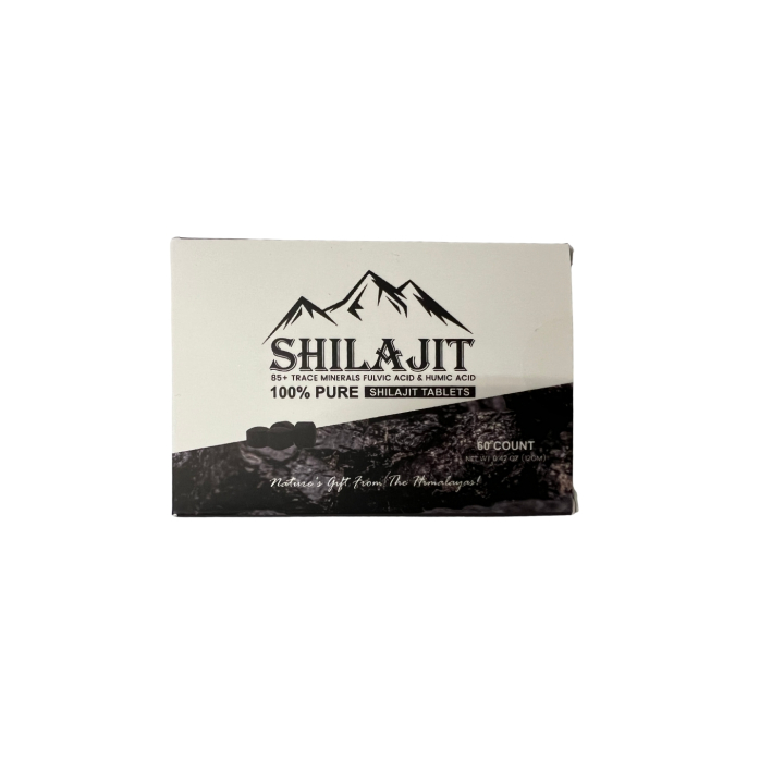 Shilajit 60 tabletter i gruppen Kosttilskudd / Mineraler / Andre mineraler hos Rawfoodshop Scandinavia AB (VITAN-01)