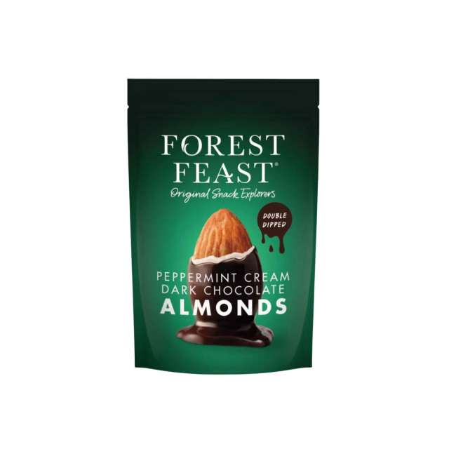 Mandler i Mørk Sjokolade & Peppermynte 120g