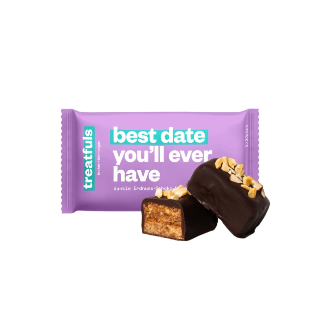 Mørk Sjokoladebar med Peanøtter ØKO 2x20g