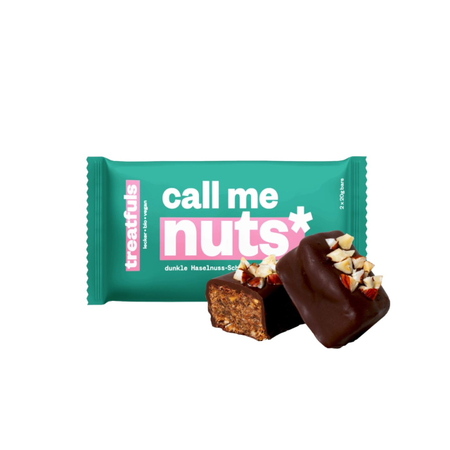 Mørk Sjokoladebar med Hasselnøtter ØKO 2x20g