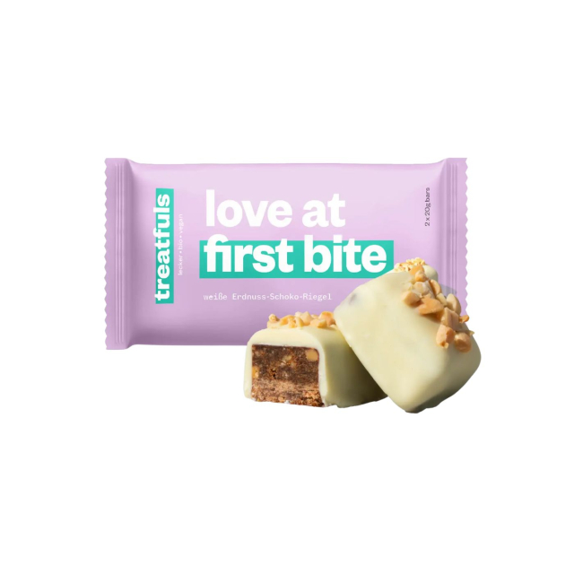 Hvit Sjokoladebar med Peanøtter EKO 2x20 g