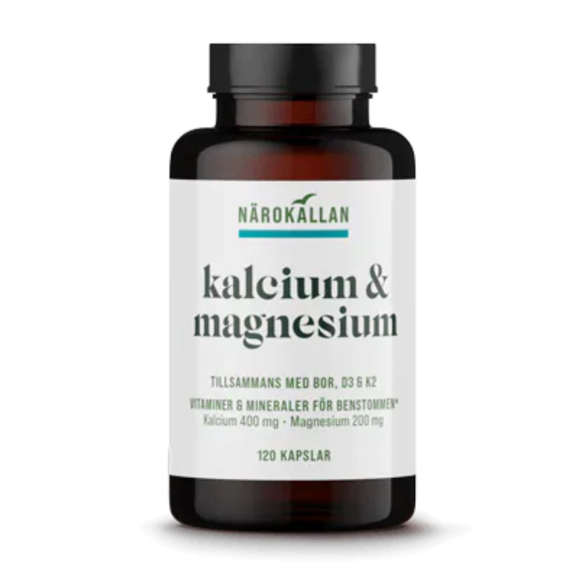 Kalsium & Magnesium 120 kapsler