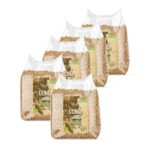 Quinoa Hvit ØKO 1kg x 5 pakker