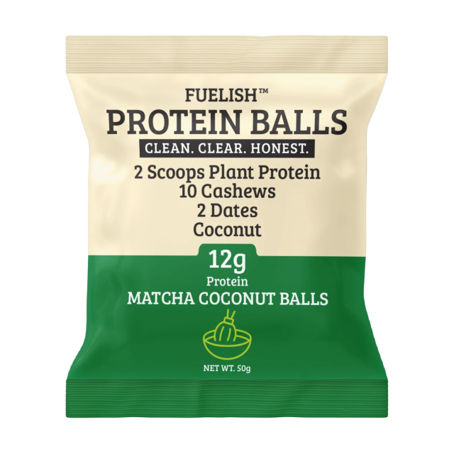 Matcha & Coconut Balls 50g