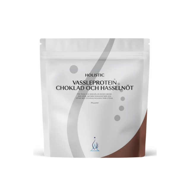 Vassleprotein Sjokolade og hasselnøtt 750g
