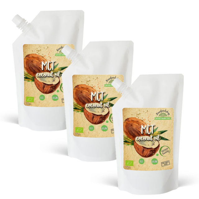 Kokosolje MCT ØKO 1000ml x 3 pakker