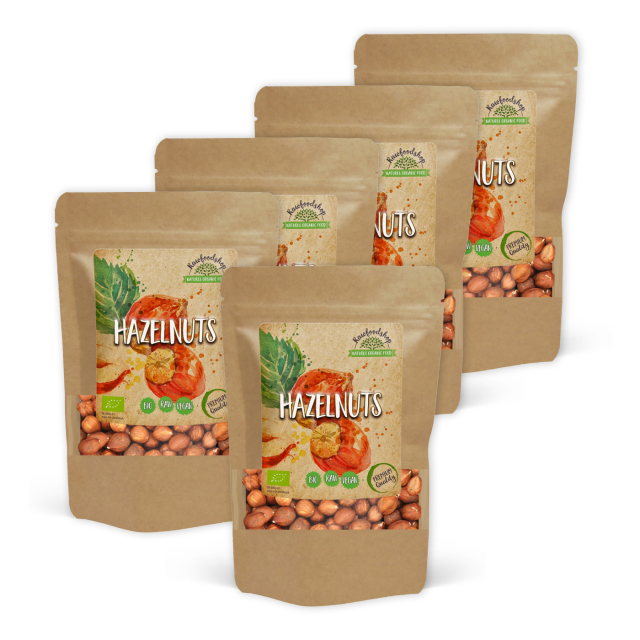 Hasselnøtter Premium RAW ØKO 1kg x 5 pakker
