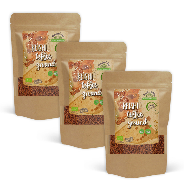 Reishi Bryggkaffe ØKO 1kg x 3 pakker