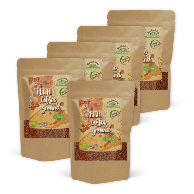 Reishi Bryggkaffe ØKO 250g x 5 pakker