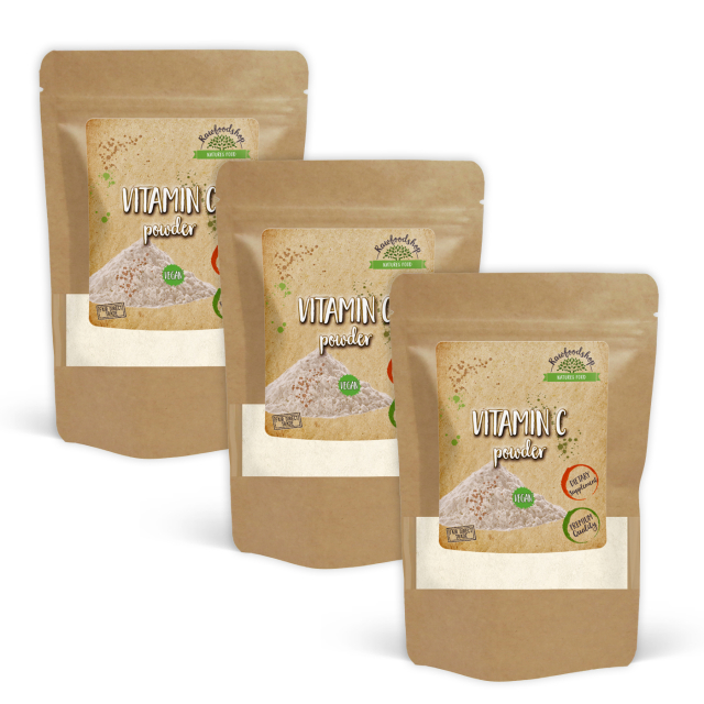 Vitamin C-pulver 250 g x 3 pakker
