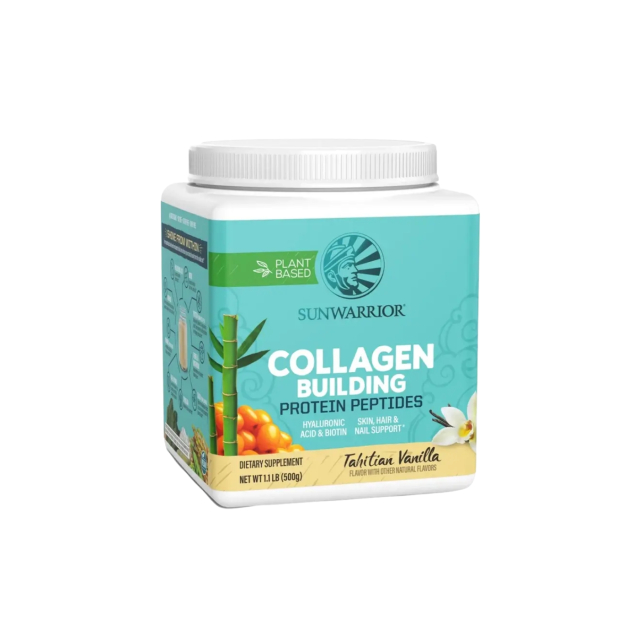 Sunwarrior Kollagenbyggende Protein Vanilje 500g