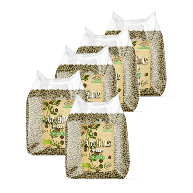 Puylinser Grønne ØKO 1kg x 5 pakker