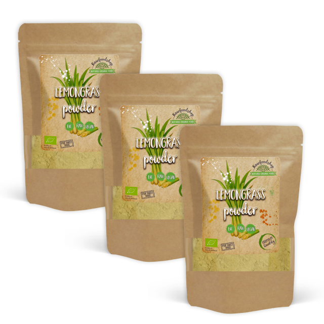 Sitrongresspulver ØKO 125 g x 3 pakker