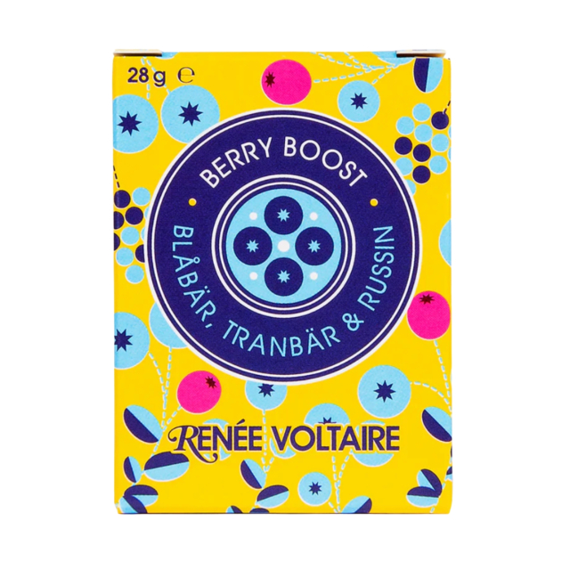Berry Boost Blåbær, Tranebær & Rosiner 6x28g