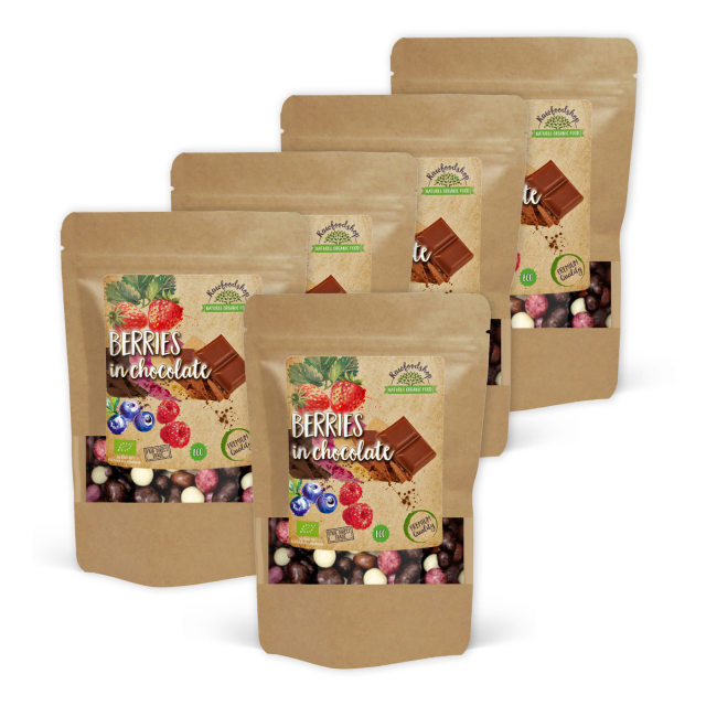 Bær i Sjokolade ØKO 100g x 5 pakker