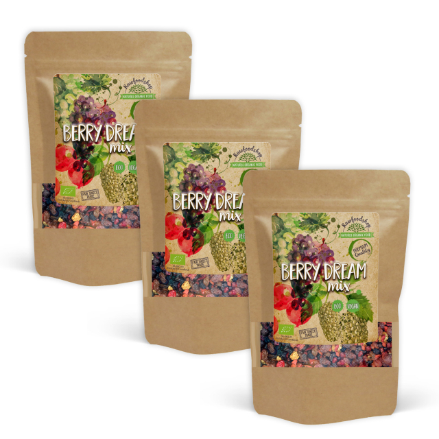 Berry Dream Mix ØKO 1kg x 3 pakker