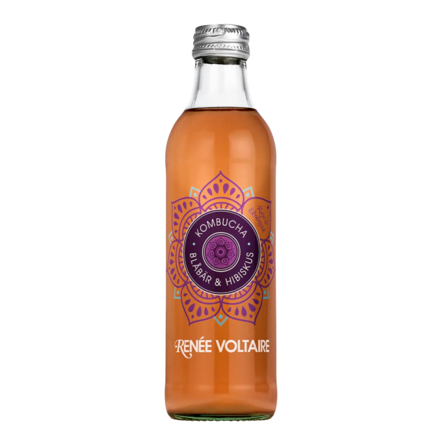 Kombucha Blåbær & Hibiskus ØKO 275ml