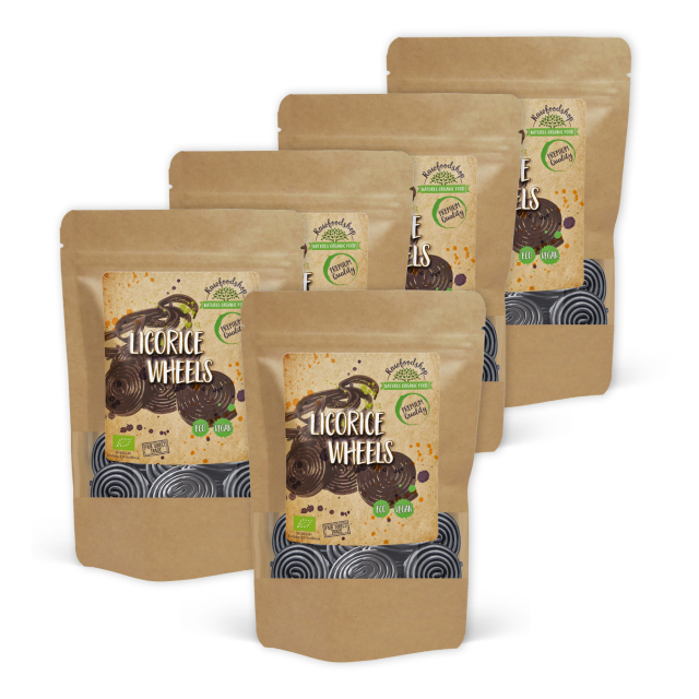 Lakrisruller ØKO 100g x 5 pakker