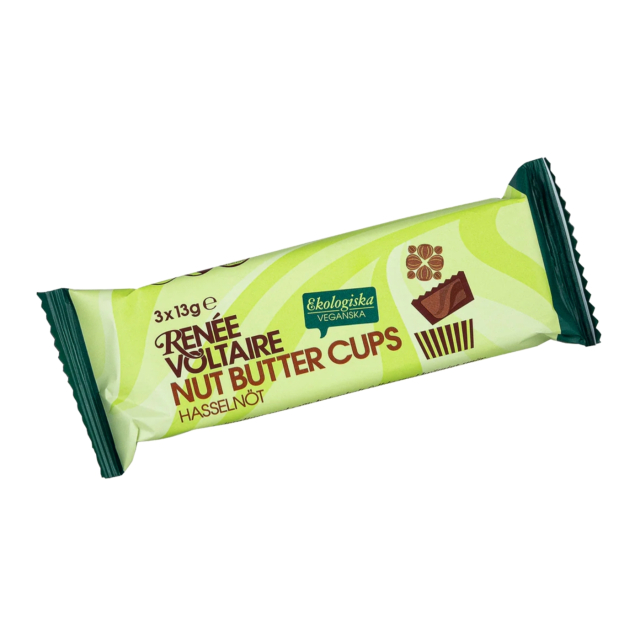 Nut Butter Cups Hasselnøtt ØKO 3x13g