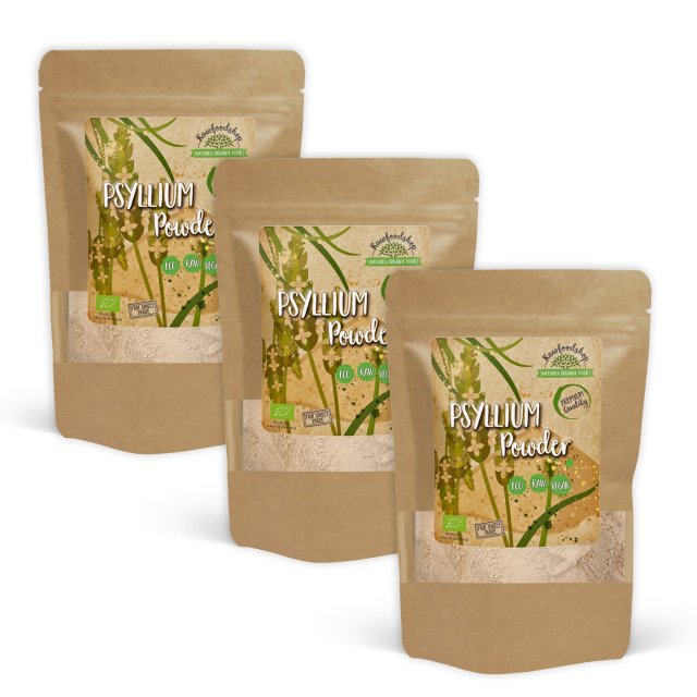 Psyllium Pulver ØKO 250g x 3 pakker