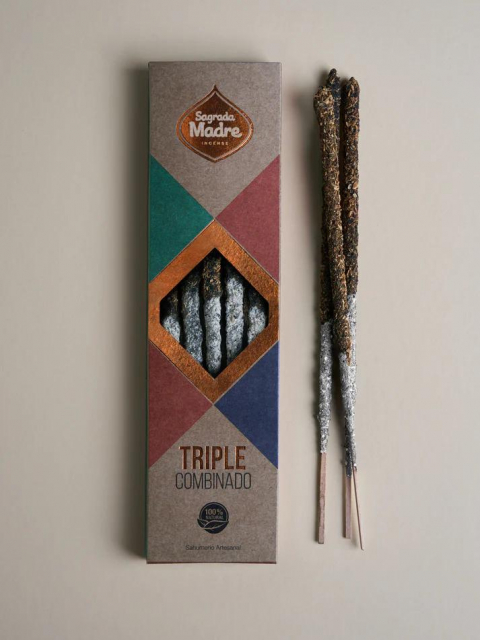 Trippel Premium 3-i-1 røkelsespinner 8 stk