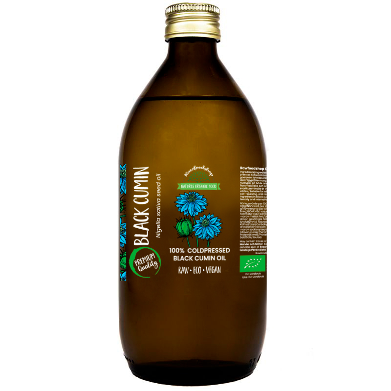 Svartfrøolje kaldpresset ØKO 50ml