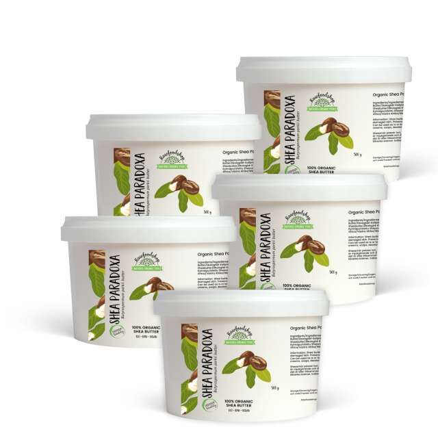 Sheasmør Paradoxa ØKO 500g x 5 bokser