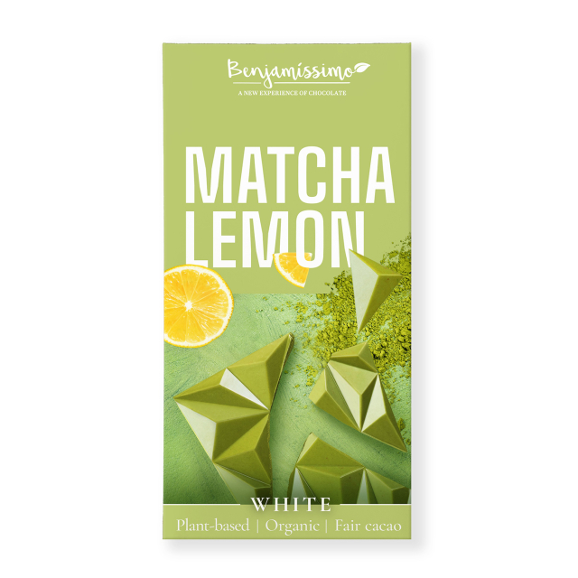 Sjokolade Hvit Matcha & Sitron ØKO 60g