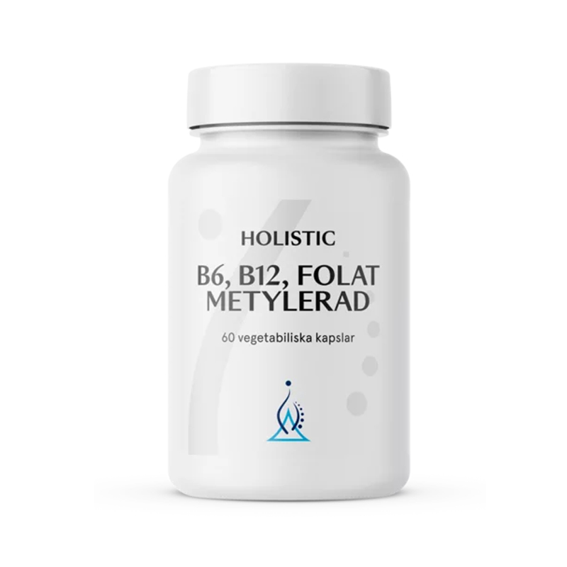 Holistic B6 B12 Folat Metylert 60 kapsler