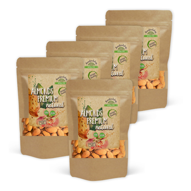 Mandel Premium RAW 500g x 5 pakker