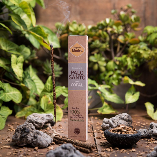 Røkelse Palo Santo & Copal Røkelsespinner 8 stk