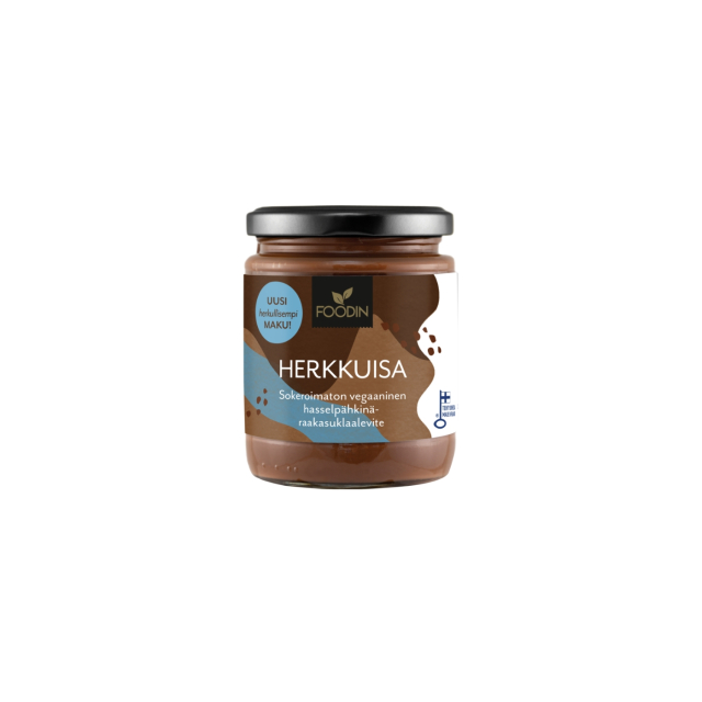 Herkkuisa Sjokolade- og Hasselnøttkrem Sukkerfri 230g