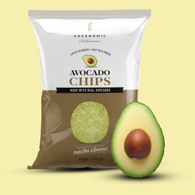 Avokado Chips - Nacho Cheese 40g