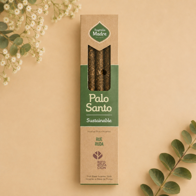 Røkelse Palo Santo & Ruda 8stk