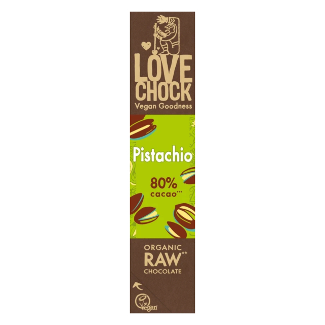 Sjokolade Pistasj 80% ØKO 40g