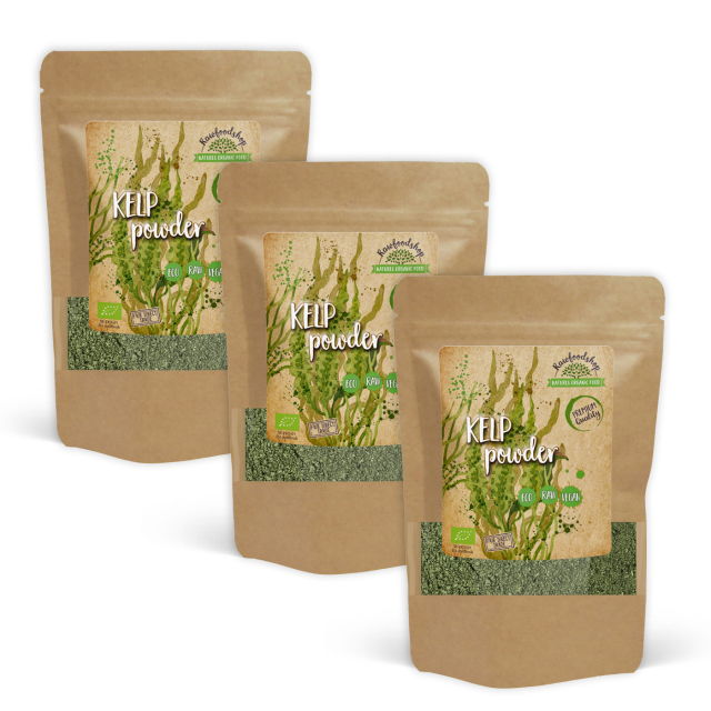Kelp Pulver ØKO 125g x 3 pakker