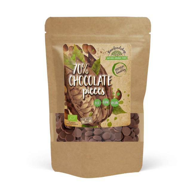Sjokoladeknapper fra Peru 70% ØKO 100g