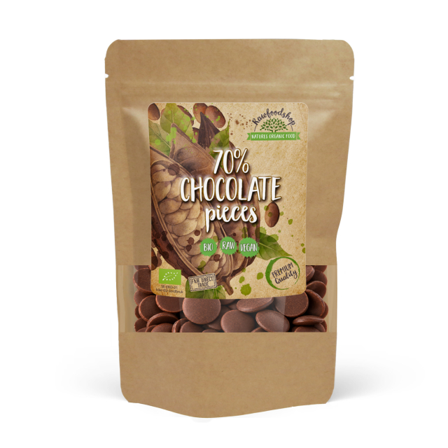 Sjokoladeknapper fra Peru 70% ØKO 100g