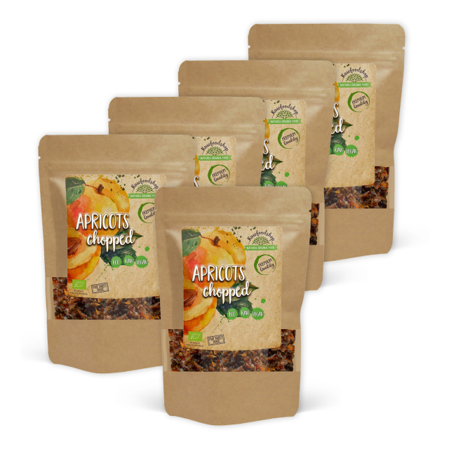 Aprikoser i biter ØKO 1kg x 5 pakker