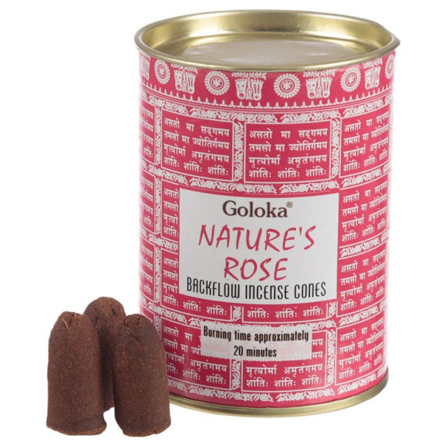 Goloka Rose Røkelsekjegler