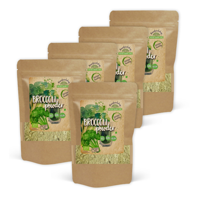 Brokkolipulver ØKO 250g x 5 pakker