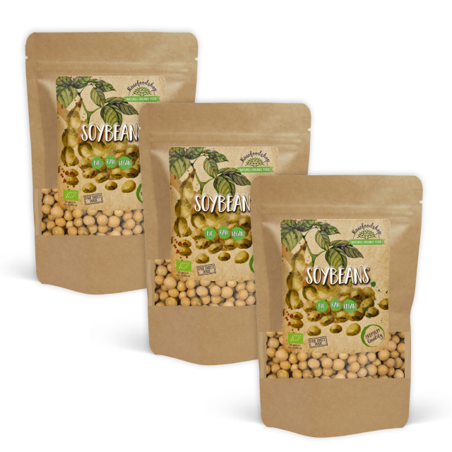 Soyabønner ØKO 500g x 3 pakker