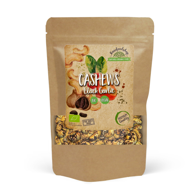 Cashewnøtter Svart Hvitløk ØKO 200g