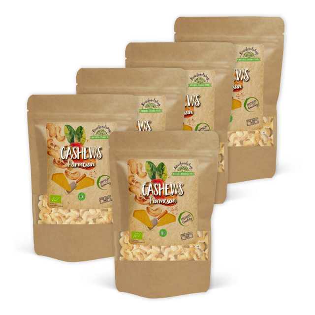 Cashewnøtter Parmesan ØKO 200g x 5 pakker