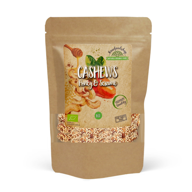 Cashewnøtter Honning & Sesam ØKO 200g