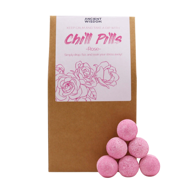 Chill Pills Badebomber Rose 350g