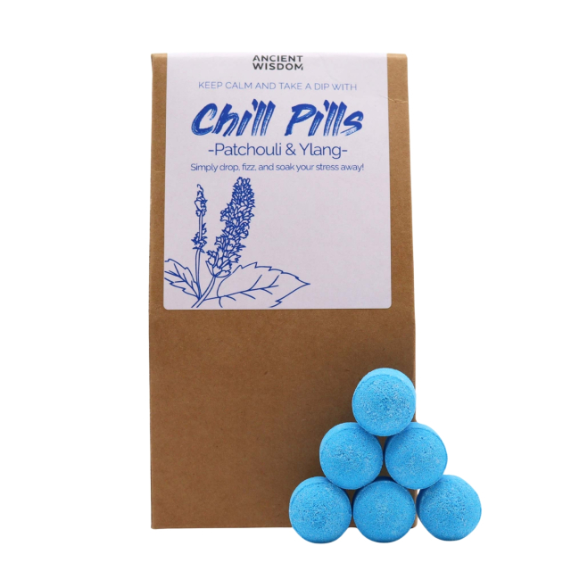 Chill Pills Badebomber Ylang & Patchouli 350g