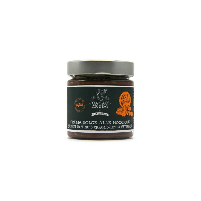 Hasselnøtt & Sjokoladekrem 65% RAW ØKO 200g